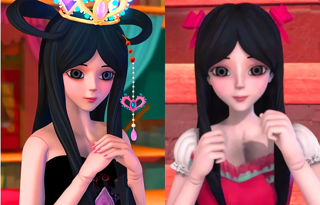 当叶罗丽仙子们来到人类世界,当叶罗丽仙子拿下了头饰