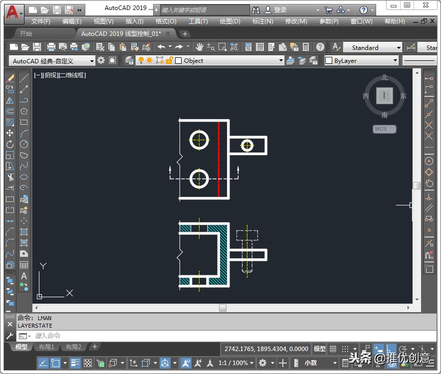 autocadpdf转dwg怎么操作,autocad2019如何设置界面