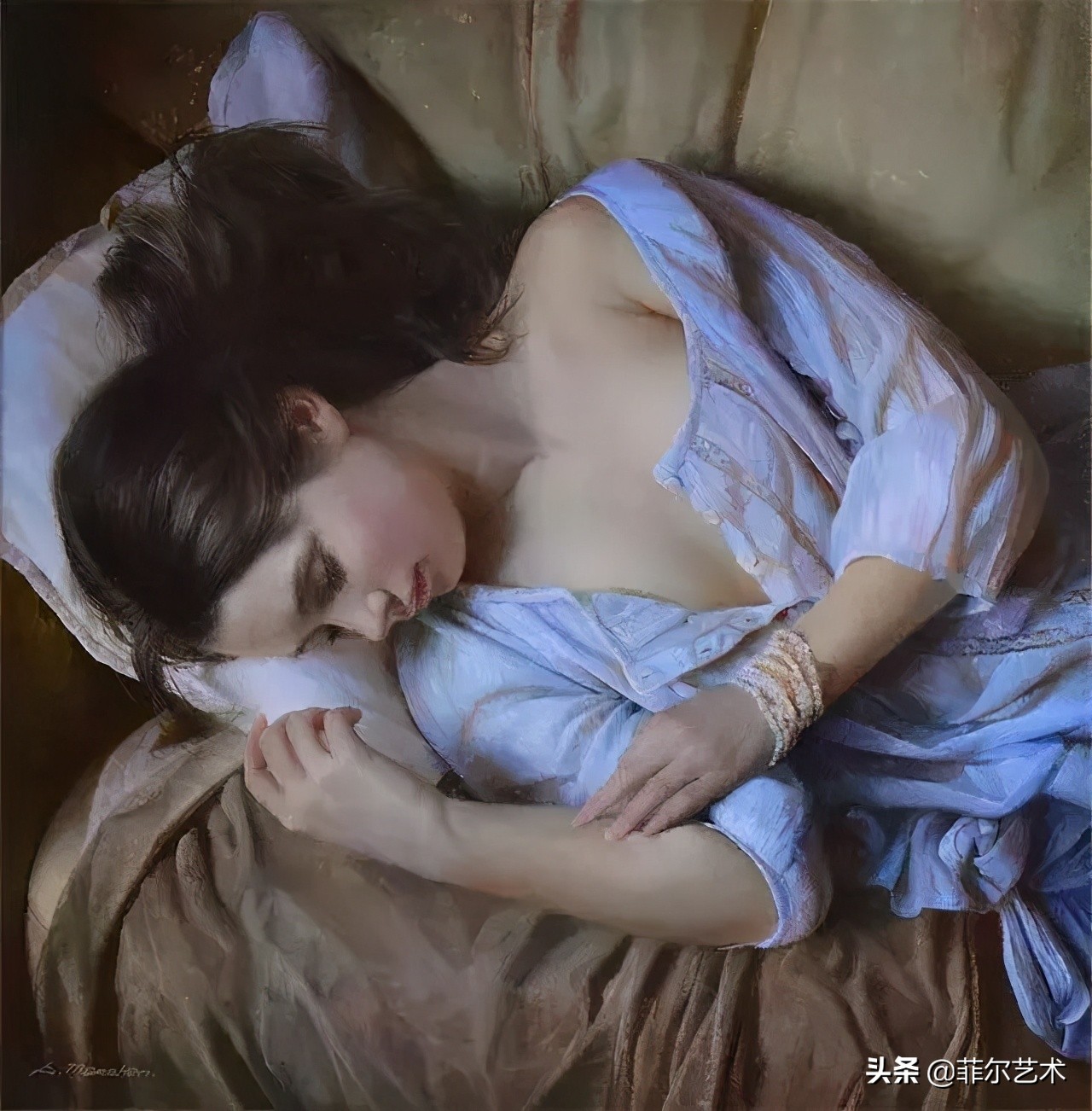 一组超性感的俄罗斯人体油画作品，每一幅都让*欲人**罢不能