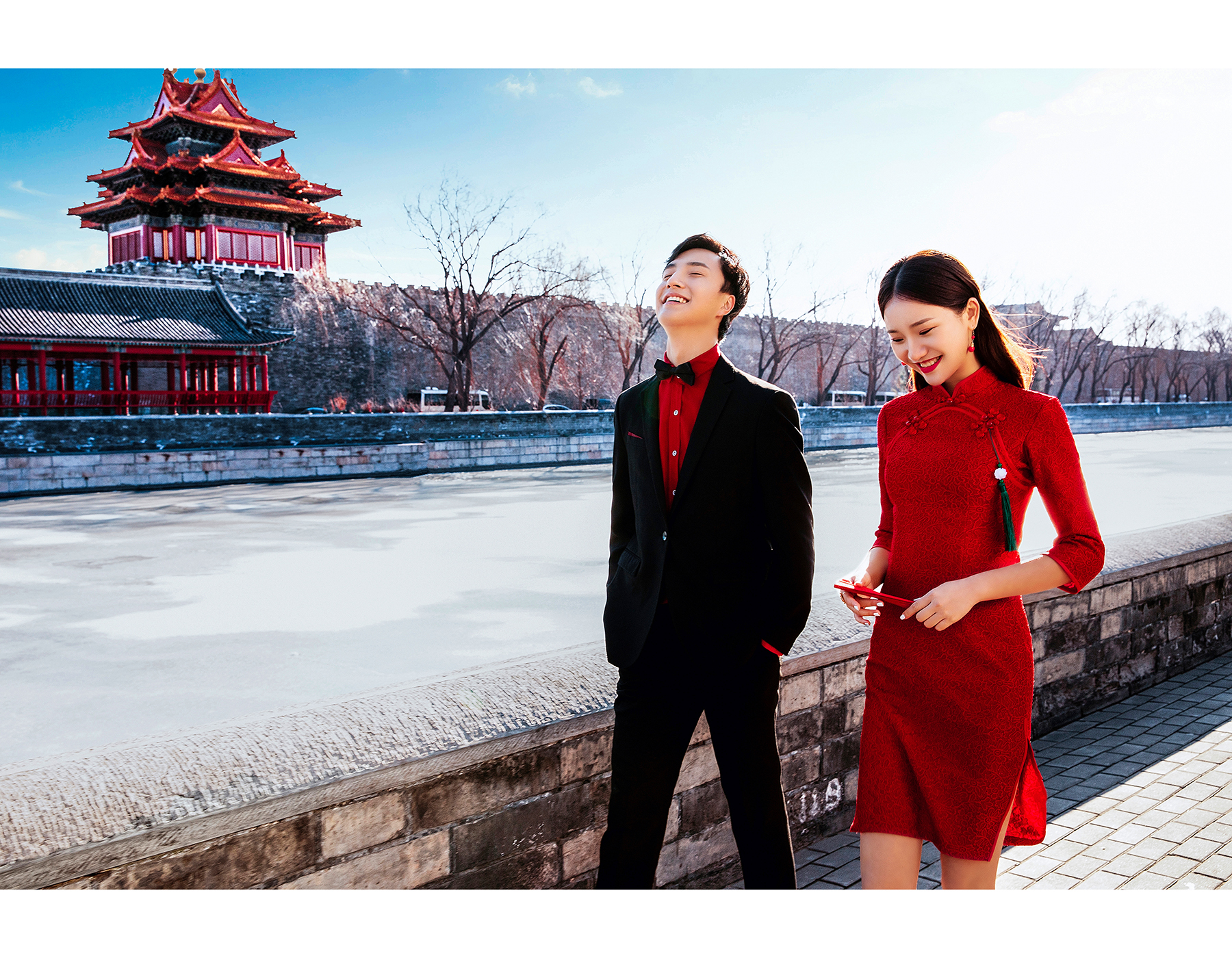 室外拍摄婚纱摄影攻略,北京角楼和鼓楼哪个拍婚纱照好呢