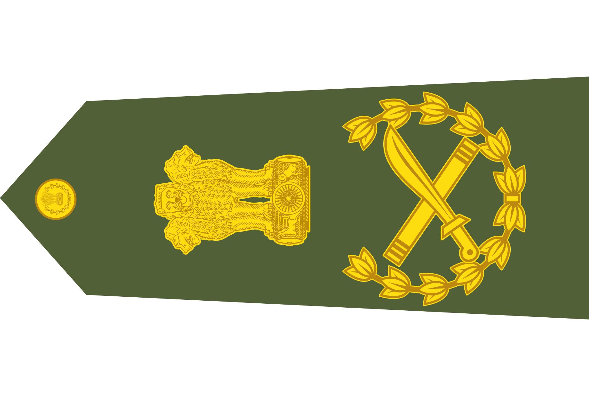 从绚丽的军衔上看,印巴真的是同宗同源,打断骨头连着筋