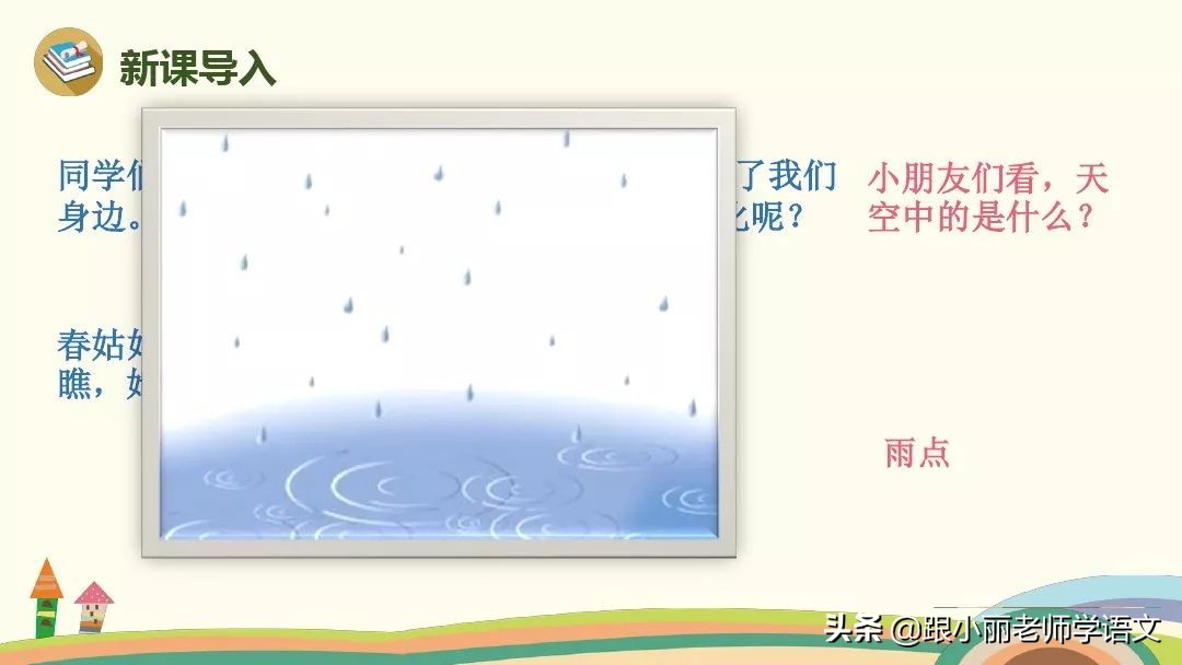 一年级语文雨点儿教学视频,一年级语文第八课雨点儿同步解析