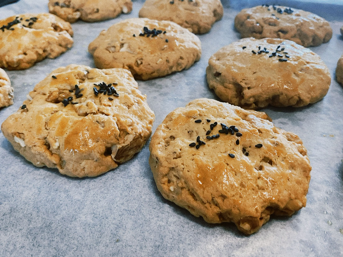 自制家常桃酥简单做法烤箱,手工制作桃酥月饼
