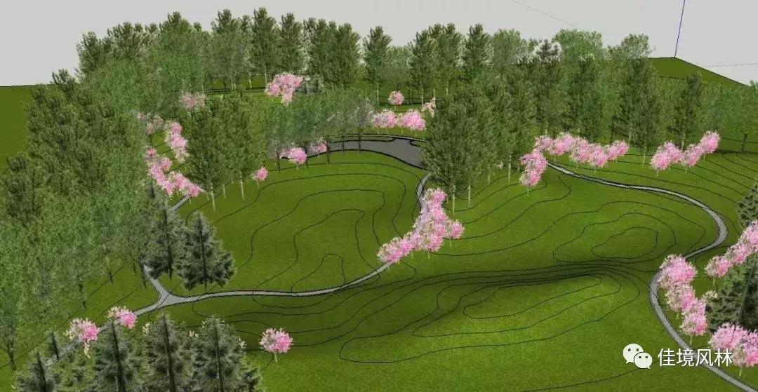 sketchup景观庭院建模步骤,sketchup景观建模入门教程