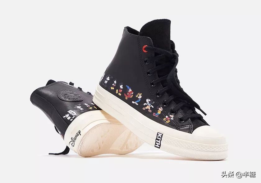 匡威可口可乐联名kith鸳鸯穿搭,hm迪士尼联名款鞋子