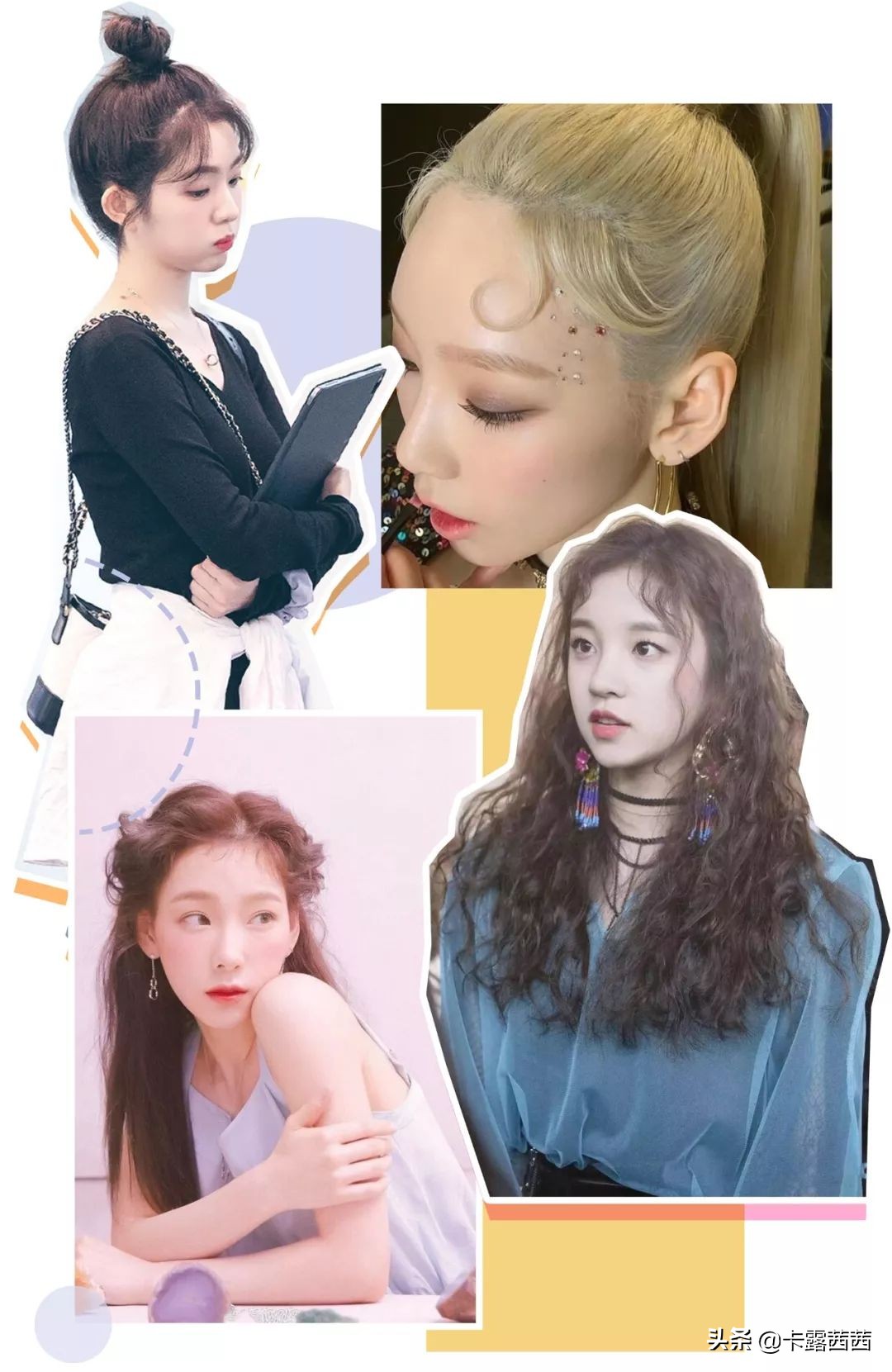 显脸小的刘海不论脸型学生党,适合所有脸型的刘海显脸小