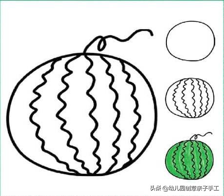 3-5岁幼儿简笔画大全最简单,幼儿园必学100种简笔画