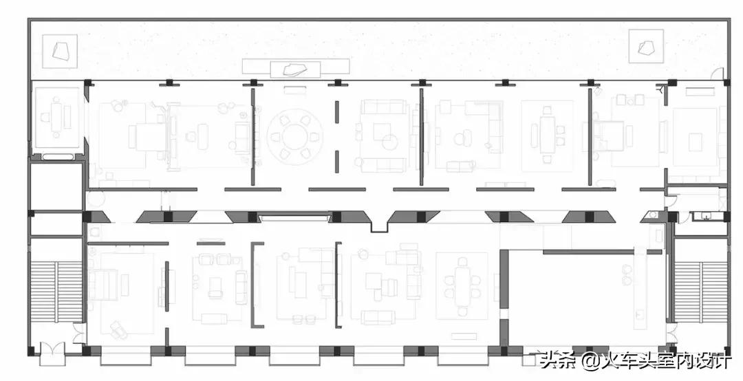 现代极简华意空间,极简主义120平室内设计