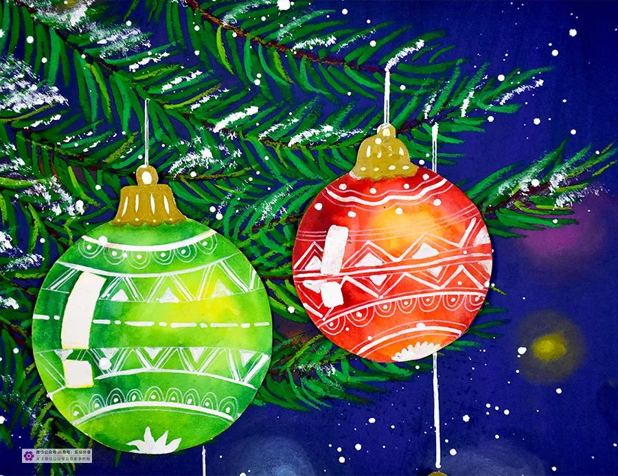 圣诞节装饰怎么画简单又漂亮,圣诞节图片儿童画简单又漂亮