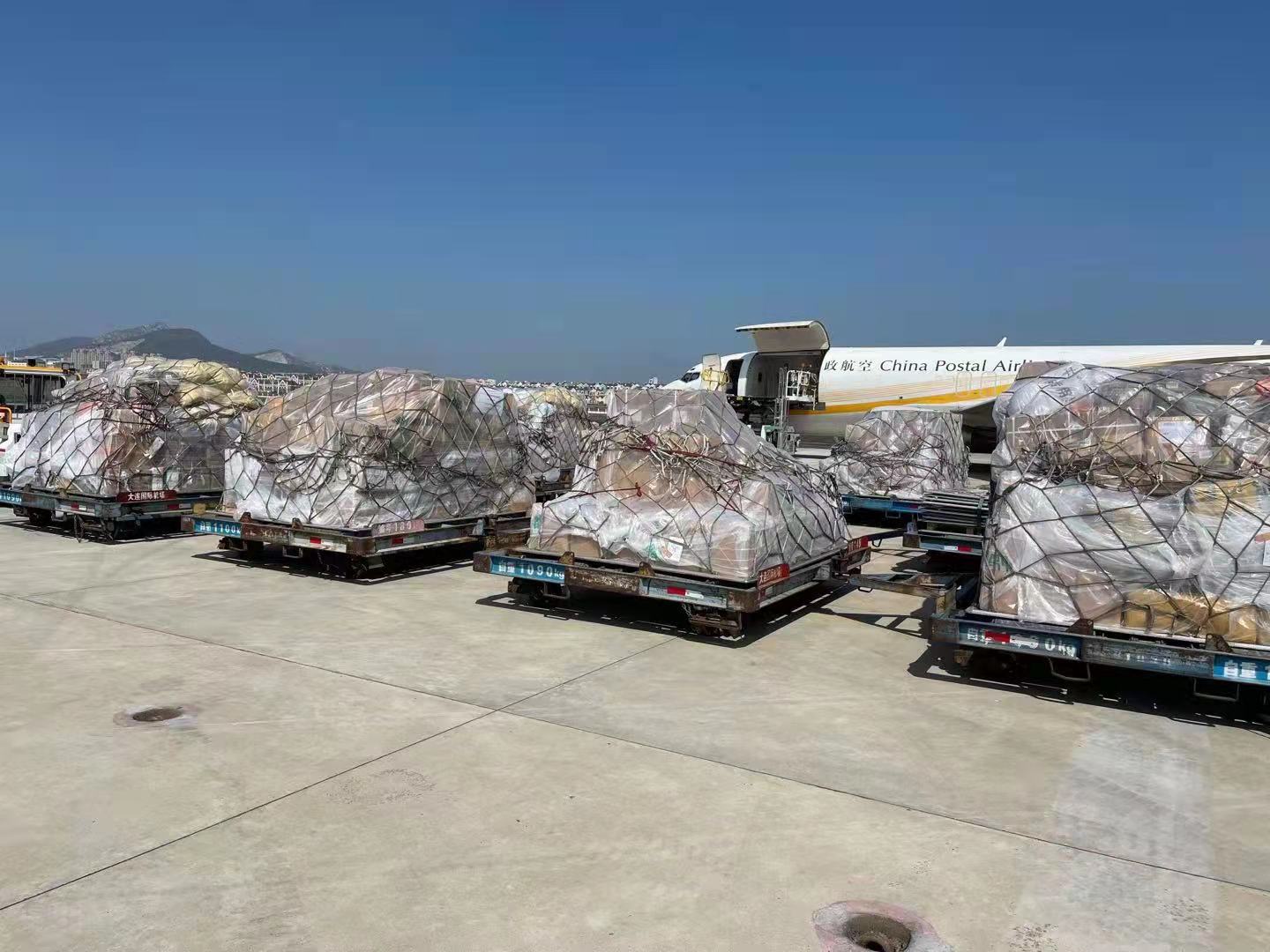 东北首条直飞日本邮航货运专线开通