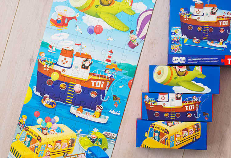 拼图怎么玩才合适小孩子,6-12岁专注力训练玩具拼图500关