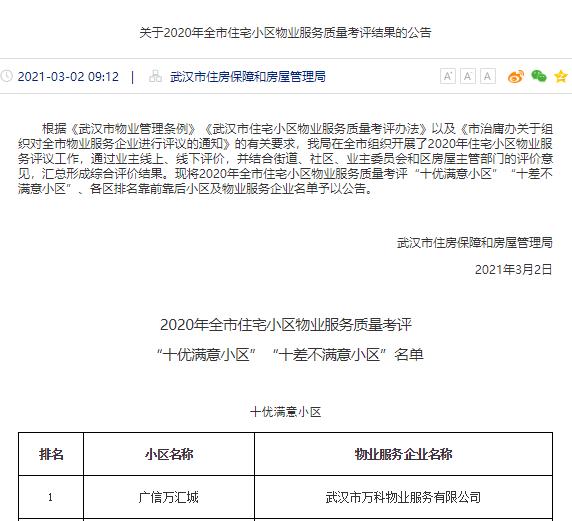 万科物业公司业绩排名,万科深耕