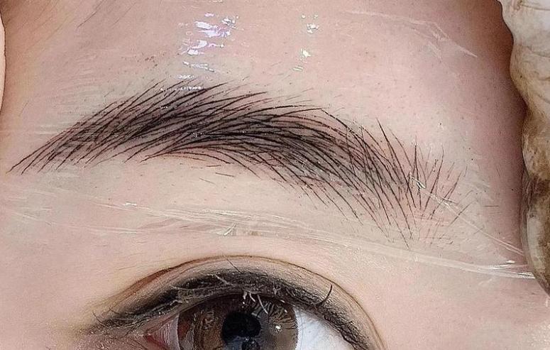 渐变眉纹绣教程,美咖纹绣仪器野生眉使用教程