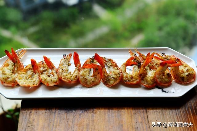 干煎去壳大虾正宗做法,干煎大虾