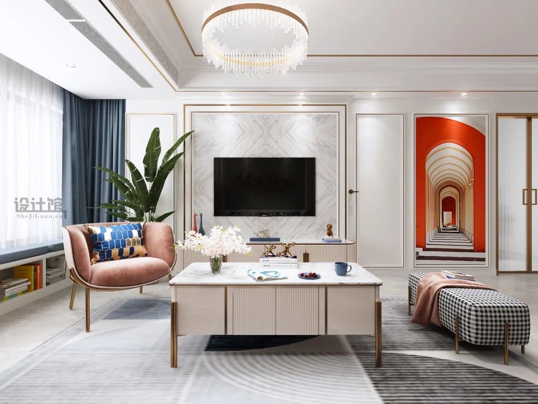 电视墙太小又要采光怎么设计,电视墙太小连着门怎么装修