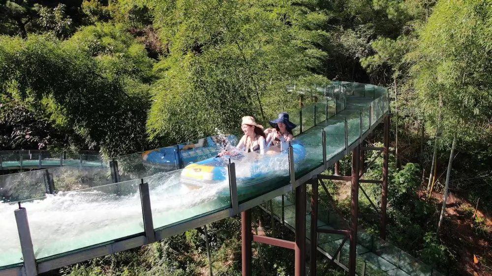 “快乐肥宅水2.0”——龙井峡漂流湿身趴！快来浪一“夏”