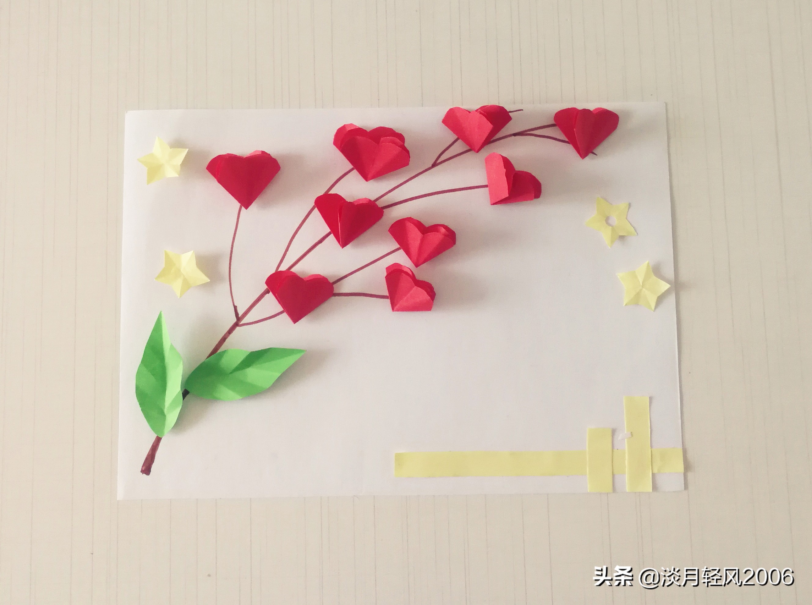 新年快乐手工贺卡制作,新年快乐手工制作幼儿卡片