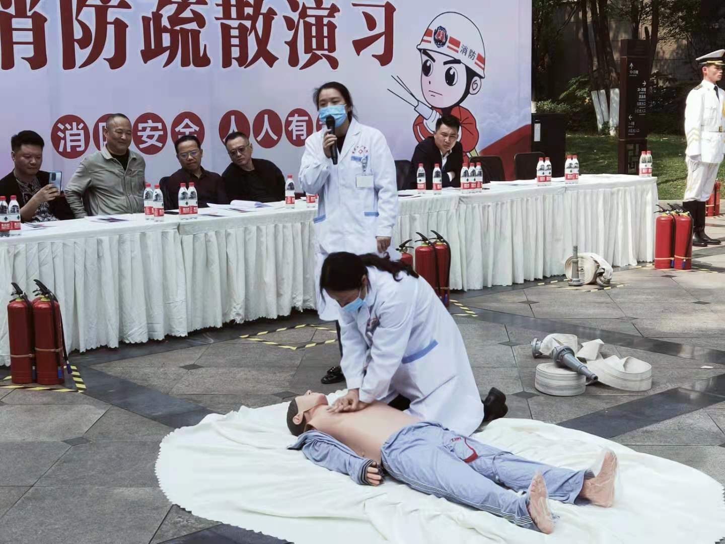 重庆消防总队演习图片,2024渝黔消防演习