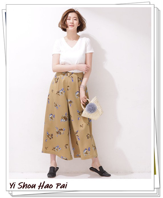 春夏米色裤子最佳搭配上衣,夏季米色裤子与上衣搭配图