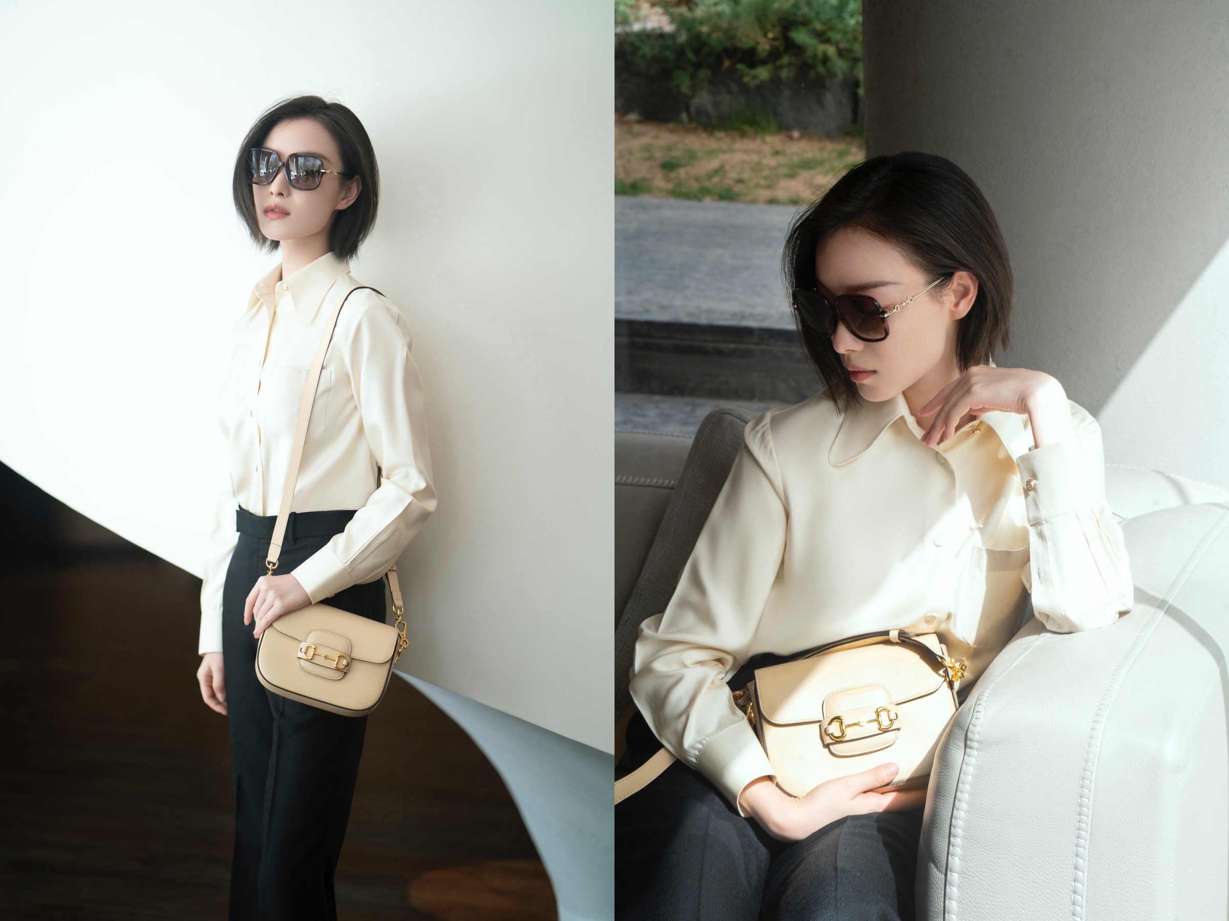 倪妮gucci包1995,流金岁月倪妮gucci酒神包