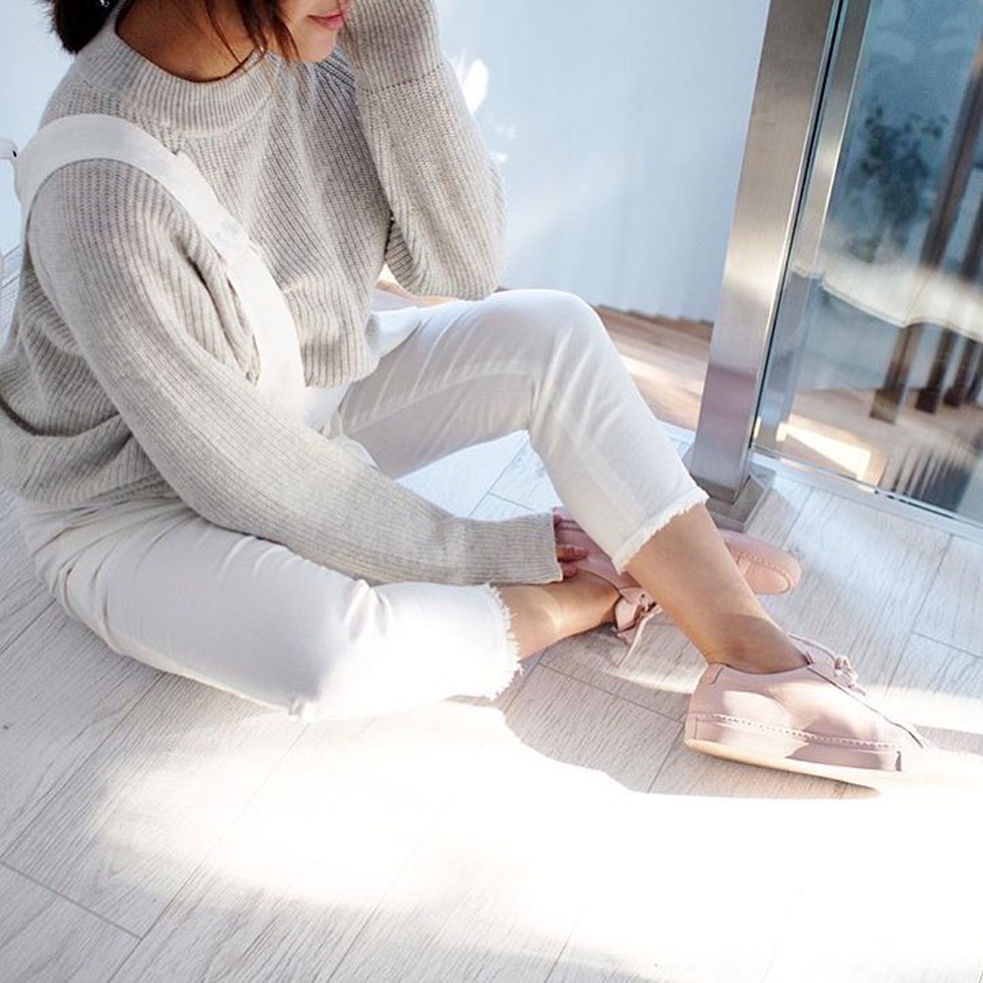 阿sa蔡卓妍高腰半身裙,蔡卓妍机场同款鞋子