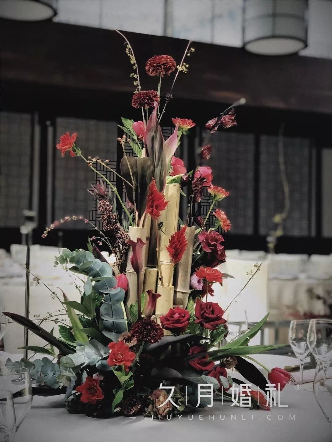 一场中式婚礼氛围感十足,一场古香古色的中式婚礼