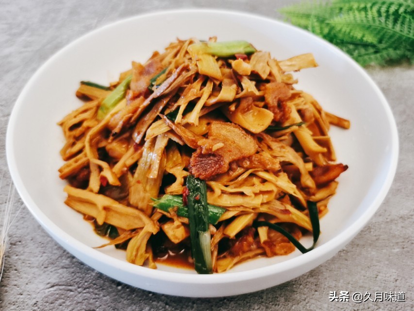 干竹笋烧肉怎么烧才能最好吃,干竹笋烧肉真香