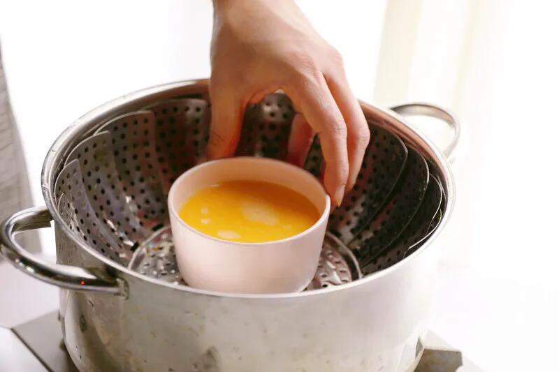 布丁蛋羹的做法视频,带盖蒸煮布丁式蛋羹