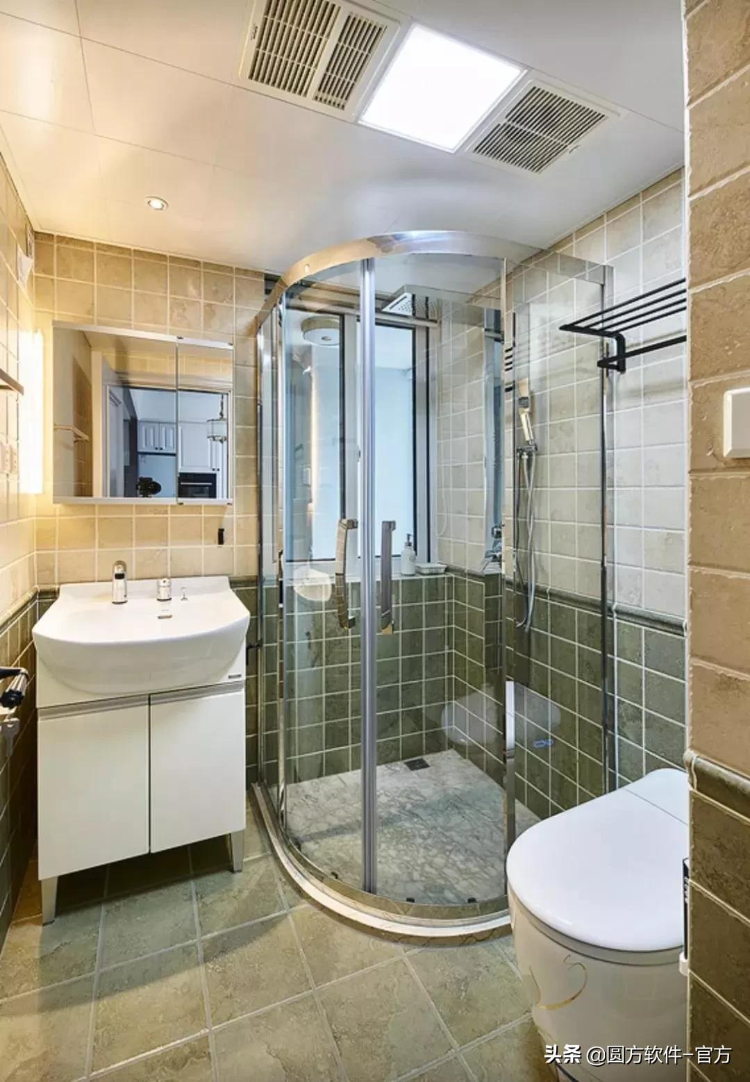 卫生间黄色瓷砖搭配什么颜色橱柜,卫生间瓷砖怎么搭配颜色更好看