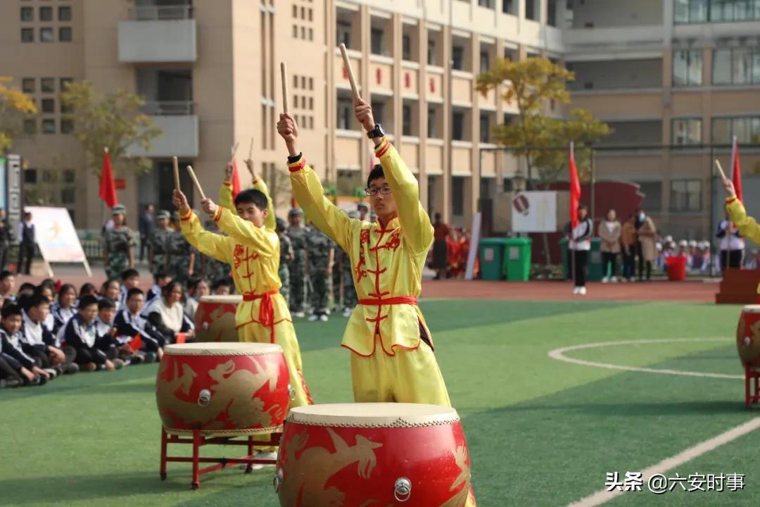 六安金安区翁墩中学运动会,六安皋城中学金安路学校