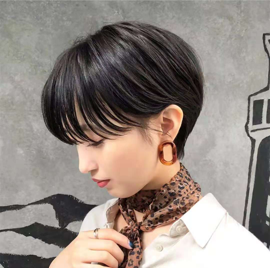 好看波波头短发,波波头不老气