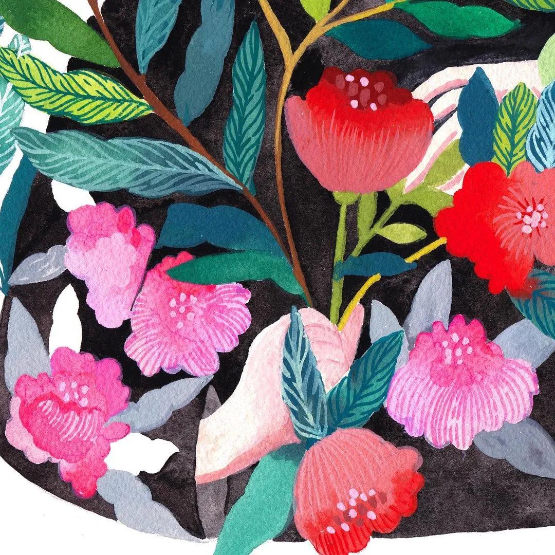 水彩渲染画建筑效果图,水彩平涂画