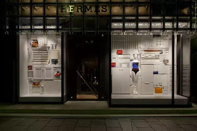 2016年成都爱马仕橱窗,爱马仕东京银座橱窗设计