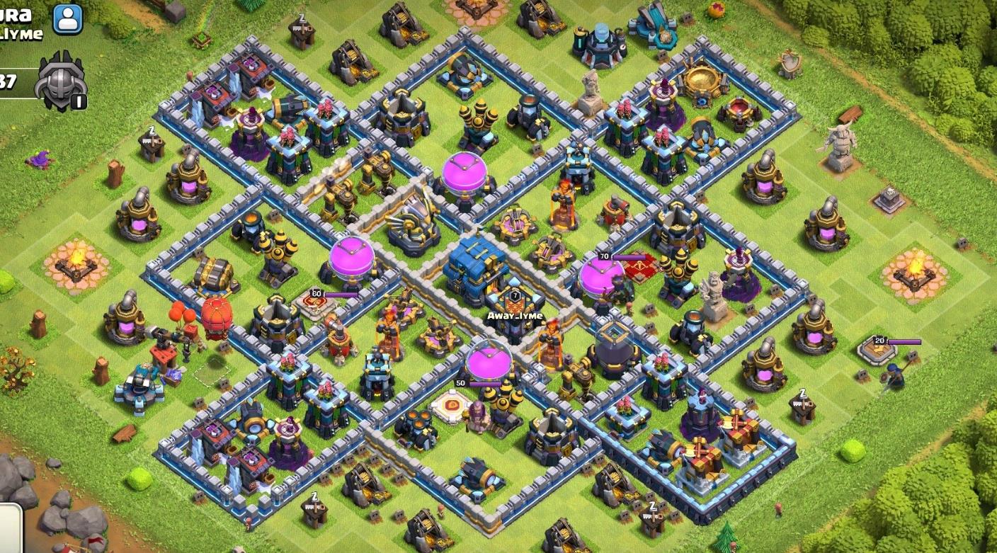 部落冲突围墙防御最强阵型,部落冲突防御资源阵型