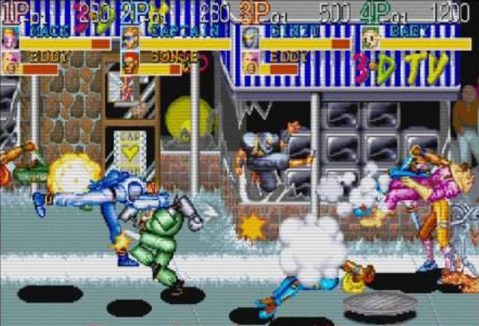 怀旧经典街机《名将》:打击改造人犯罪集团,四兄弟拯救银河系