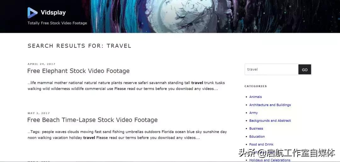 点击查看10个视频素材网站汇总,4个超火的视频素材网站