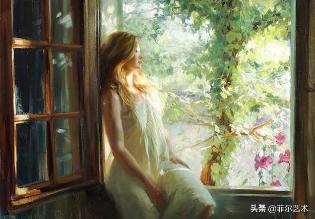 美人如花——一组温婉知性的俄罗斯女性人体油画欣赏