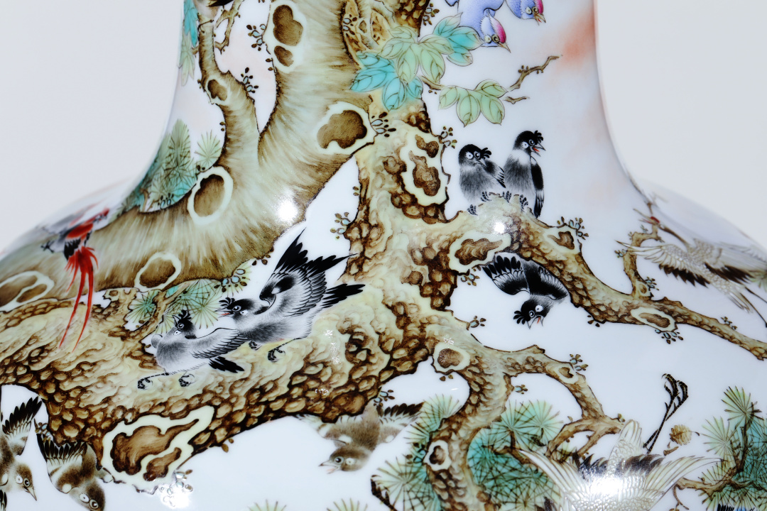 丹凤朝阳百鸟朝凤,丹凤朝阳百鸟争鸣尊价格多少