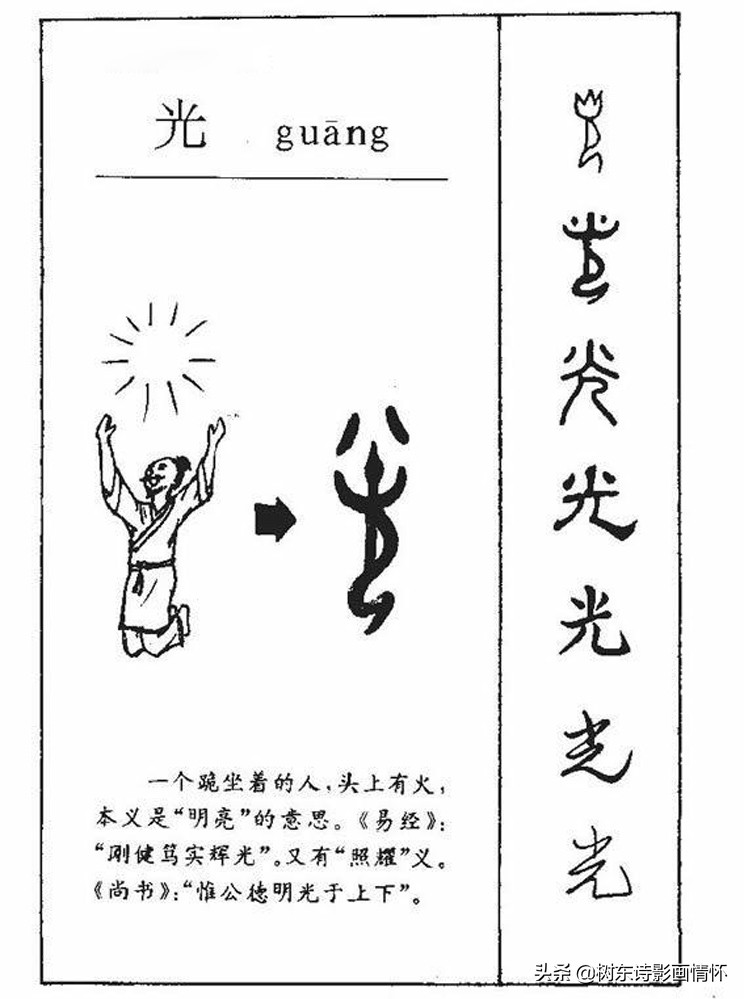 树东说文解字“光”,韬光养晦的历史典故,给我们的启示