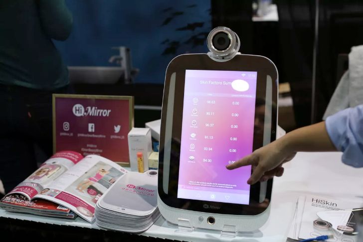 粉底液口红上妆白里透红,粉底液口红