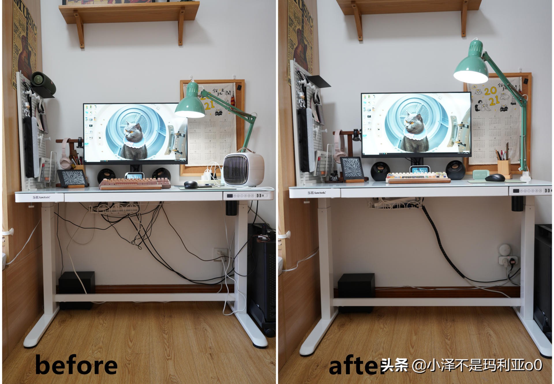 沉浸式整理书桌大改造不用收纳盒,桌面收纳整理神器省钱