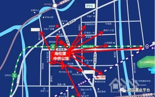 中侨云街周边人流,惠州人流量大的商铺