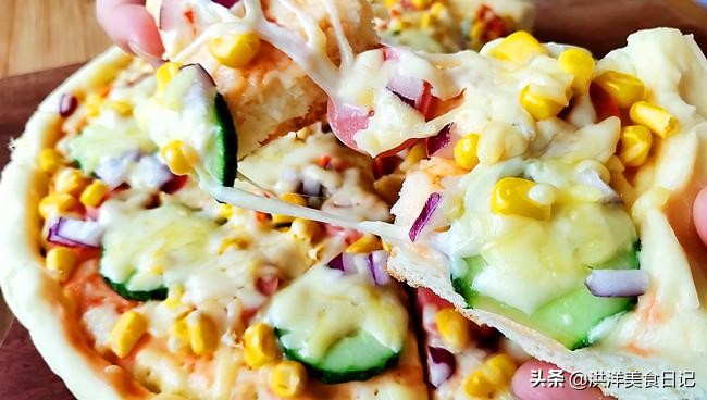 外面买的披萨做法家庭版没有烤箱,如何做一个带拉丝的披萨