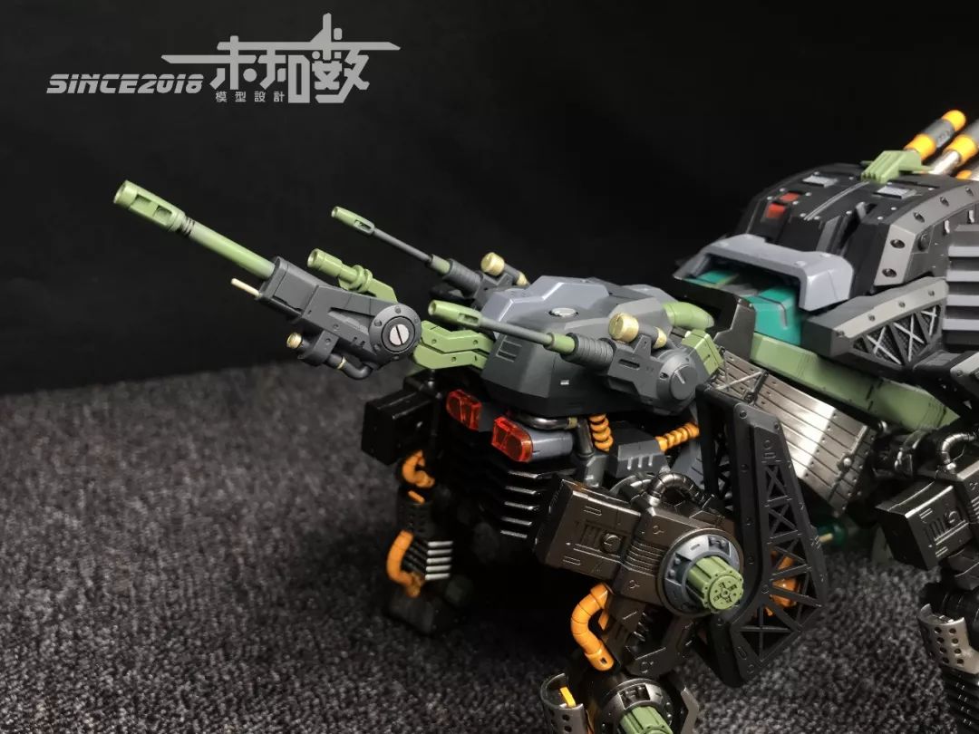 索斯机械兽长牙虎涂装,索斯机兽拼装视频合集