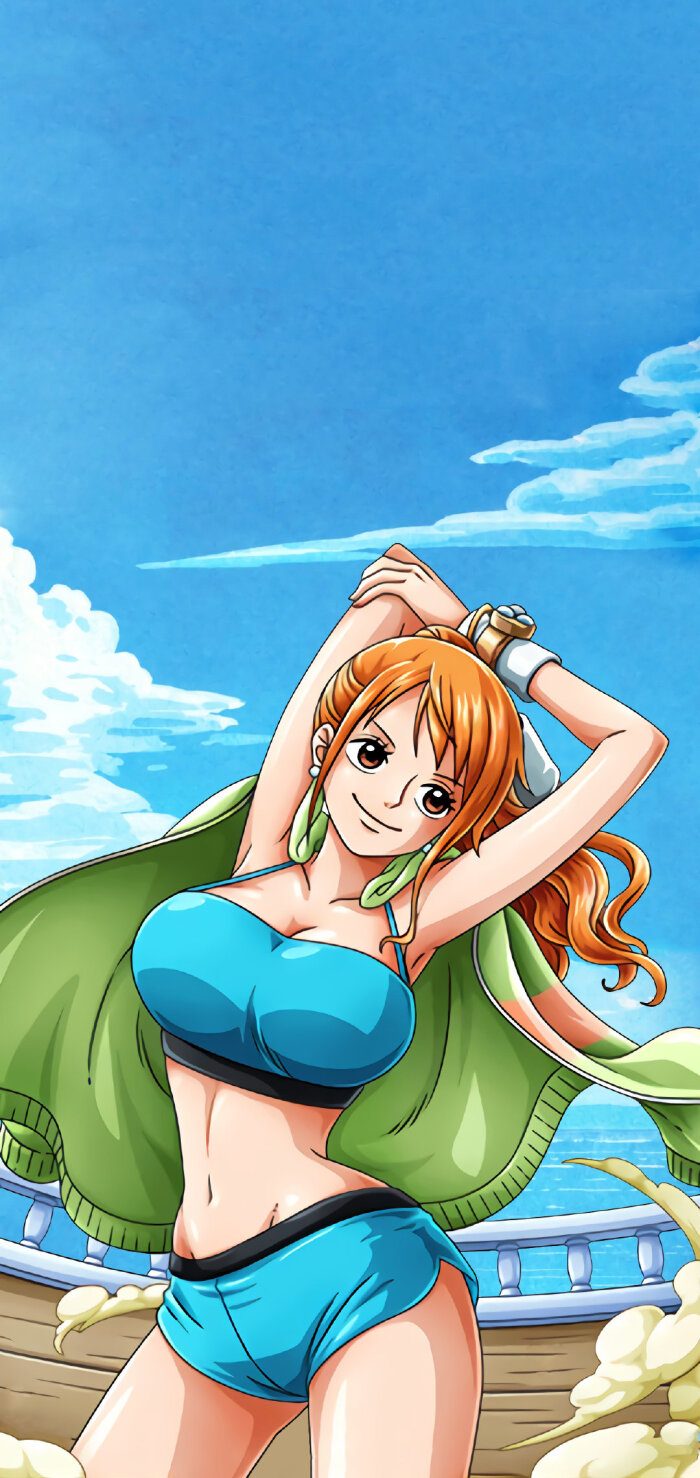 海贼王娜美静态图片,海贼王娜美自拍