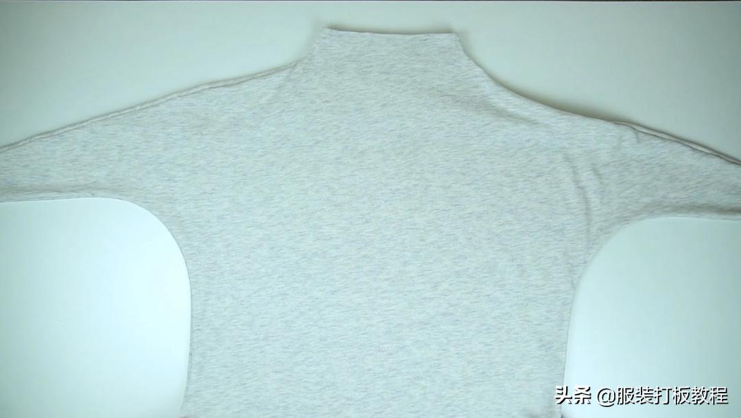 蝙蝠袖上衣裁剪纸样,蝙蝠袖上衣的制版