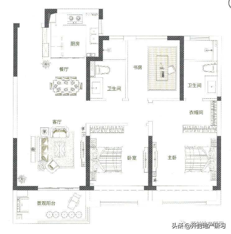 开封精装房哪个小区合适,开封朗诗洋房户型