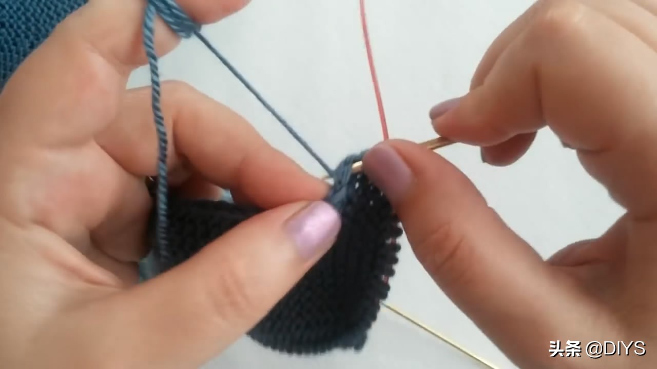 手编浅口袜子的编织方法之二,毛线袜套的编织方法全过程