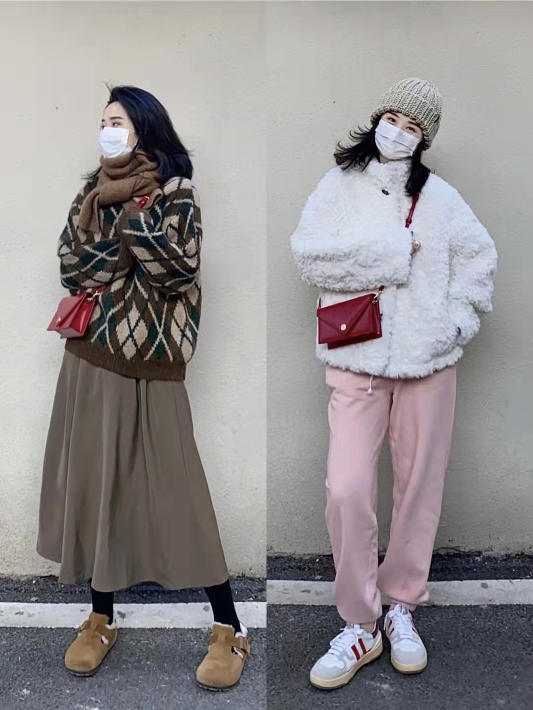 男生粉色衣服搭配什么颜色裤子,粉色针织衫搭配什么颜色裤子