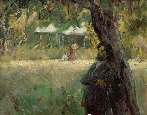 油画家何多苓作品选,1986年当代油画四人展何多苓